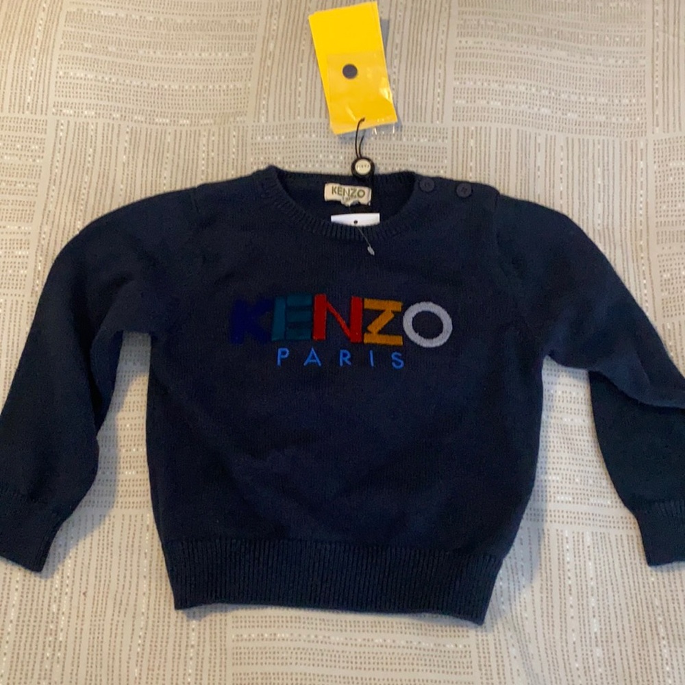 NWT Cashmere/cotton blend boys’ sweater (2T) by Kenzo Kids